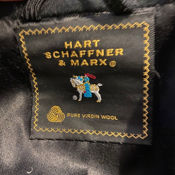 Loro Piana Black 100% Virgin Italian Wool USA Union Made Trench Coat Size 42 R. - Picture 6 of 6